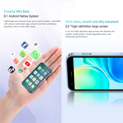 SOYES XS15, 2GB+16GB, 3.0 inch Android 8.1 MTK6580 Quad Core up to 1.3GHz, Bluetooth, WiFi, GPS, Network: 3G, Dual SIM (Blue) - SOYES by SOYES | Online Shopping UK | buy2fix
