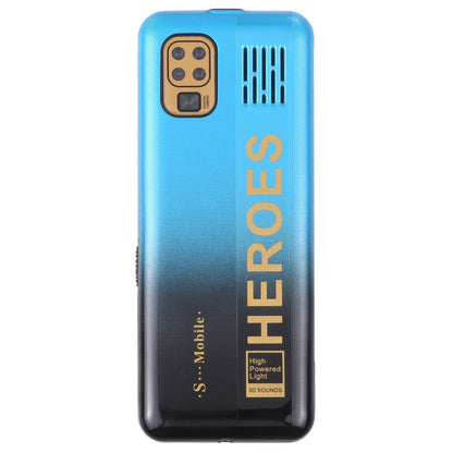 W23 Elder Phone, 2.2 inch, 800mAh Battery, 21 Keys, Support Bluetooth, FM, MP3, GSM, Triple SIM (Blue) - Others by buy2fix | Online Shopping UK | buy2fix