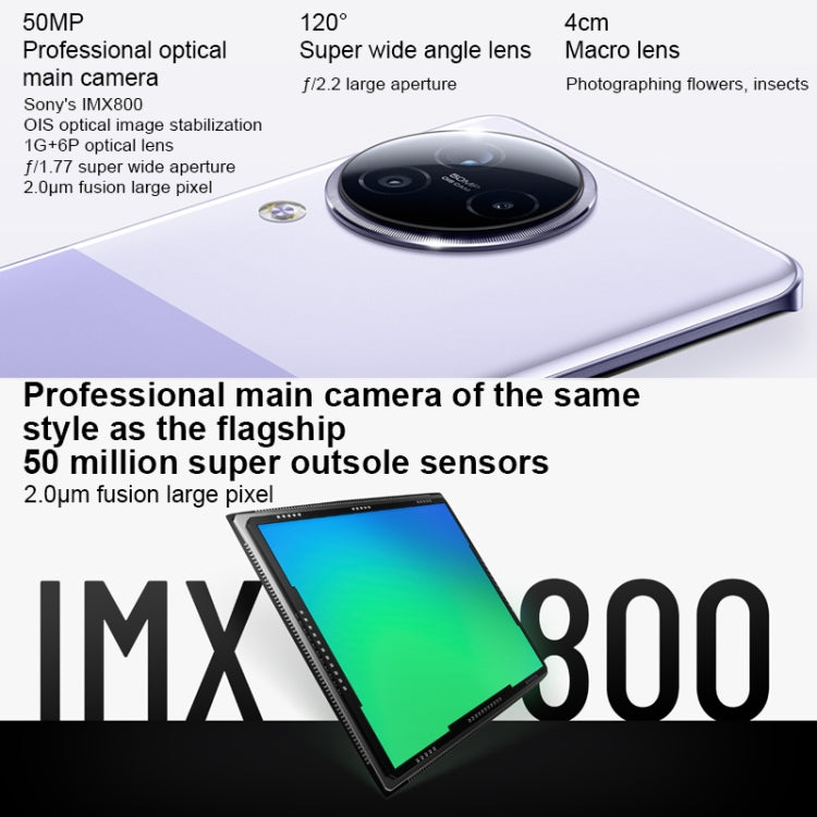 Xiaomi Civi 3 5G, 50MP Camera, 16GB+1TB, Triple Back Cameras + Dual Front Cameras, In-screen Fingerprint Identification, 4500mAh Battery, 6.55 inch MIUI 14 Dimensity 8200-Ultra Octa Core 4nm up to 3.1GHz, Network: 5G, NFC (Gold) - Xiaomi MI by Xiaomi | Online Shopping UK | buy2fix