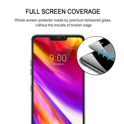 0.26mm 9H 2.5D Tempered Glass Film for LG G7 ThinQ(Black) - Mobile Accessories by buy2fix | Online Shopping UK | buy2fix