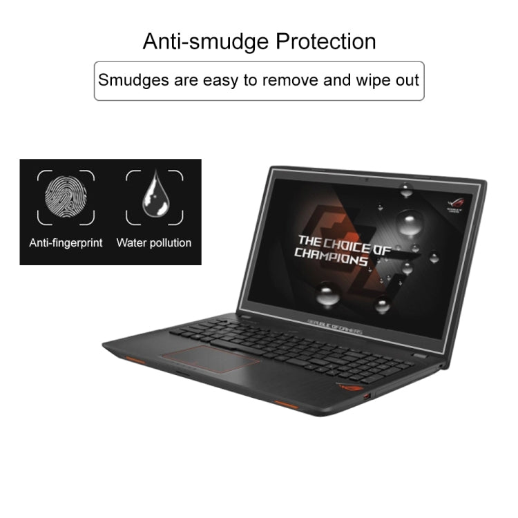 Laptop Screen HD Tempered Glass Protective Film for ASUS ROG GL553VD 15.6 inch -  by buy2fix | Online Shopping UK | buy2fix