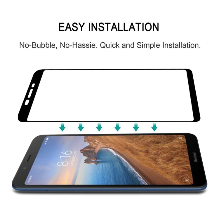 Full Glue Full Cover Screen Protector Tempered Glass film for Xiaomi Redmi 7A - Xiaomi Accessories by buy2fix | Online Shopping UK | buy2fix