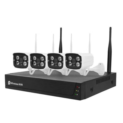 QS200-4 2.0MP 1080P HD Network Video Recorder Wireless Camera Set - Security by buy2fix | Online Shopping UK | buy2fix