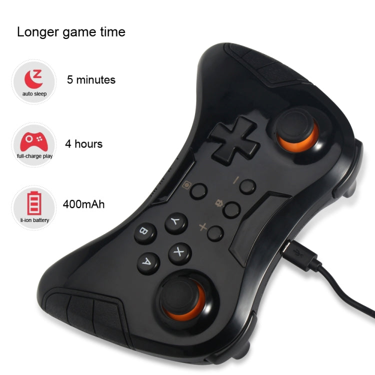 DOBE TNS-1724 Wireless 6-Axis Somatosensory Switch Remote Control Joystick Gamepad for Nintendo Switch(Black) - Gamepads by DOBE | Online Shopping UK | buy2fix