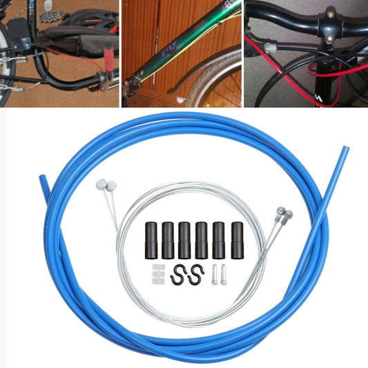 Universal Bicycle Brake Cable Tube Set(Blue) - Outdoor & Sports by buy2fix | Online Shopping UK | buy2fix