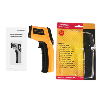 GM333 Portable Digital Laser Point Infrared Thermometer, Temperature Range: -50-400 Celsius Degree - Consumer Electronics by buy2fix | Online Shopping UK | buy2fix