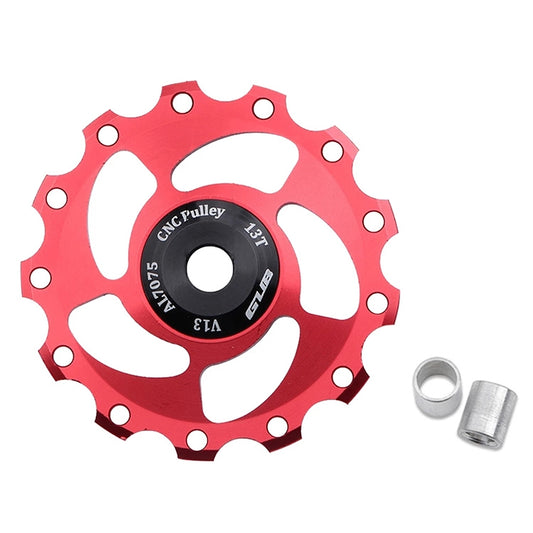 GUB V13 13T Bicycle Rear Derailleur Jockey Wheel (Black Red) - Outdoor & Sports by GUB | Online Shopping UK | buy2fix