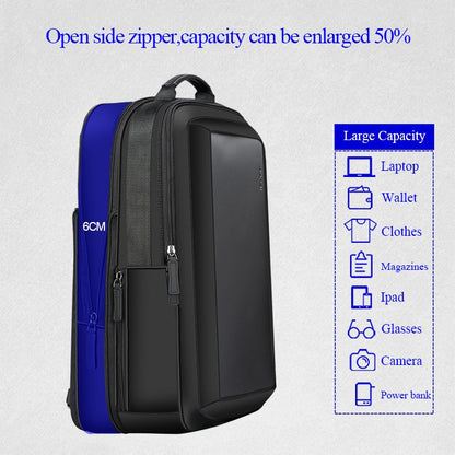 Bopai 751-006551 Large Capacity Business Casual Breathable Laptop Backpack with External USB Interface, Size: 30 x 12 x 44cm(Black) - Backpack by Bopai | Online Shopping UK | buy2fix