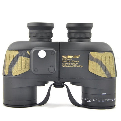 Visionking 7x50 Powerful High Definition Waterproof Nitrogen Rangefinder Compass Binoculars Telescope - Binoculars by VISIONKING | Online Shopping UK | buy2fix