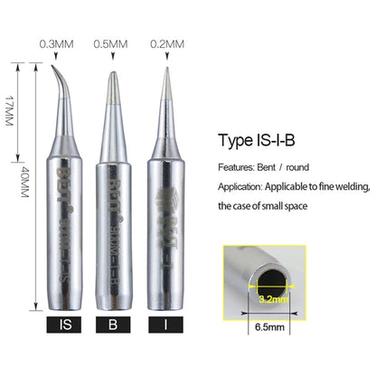 10 PCS BEST Lead Free Series Soldering Tip Welding Contact Head 900M-T-IS - Soldering Iron Tip by BEST | Online Shopping UK | buy2fix