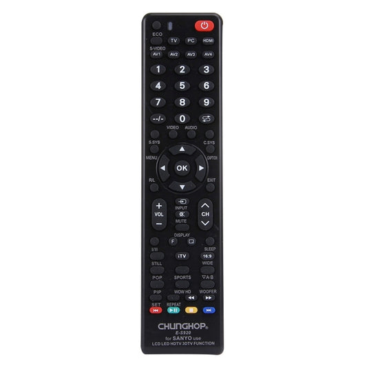 CHUNGHOP E-S920 Universal Remote Controller for SANYO LED TV / LCD TV / HDTV / 3DTV - Consumer Electronics by CHUNGHOP | Online Shopping UK | buy2fix