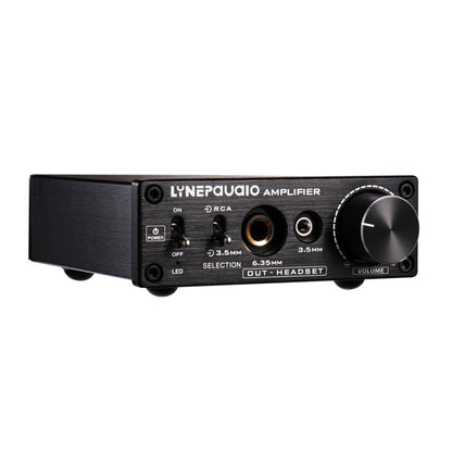 LINEPAUDIO B899 Pre-stage Stereo Signal Amplifier Booster Dual Sound Source Headphone Amplifier 2 in 3 out with Volume Control (Black) - Consumer Electronics by buy2fix | Online Shopping UK | buy2fix