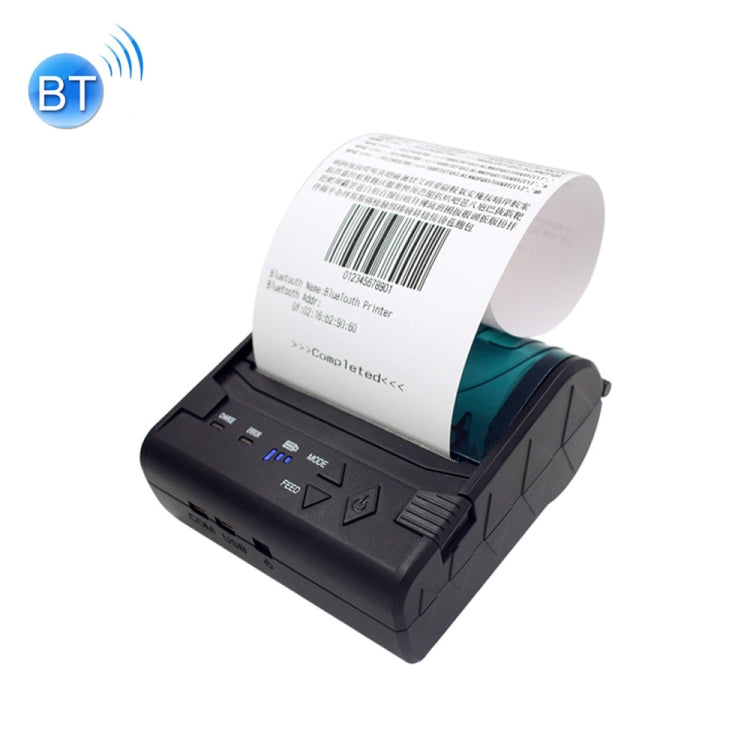 POS-8003 Portable Thermal Bluetooth Ticket Printer，Max Supported Thermal Paper Size：80x50mm - Consumer Electronics by buy2fix | Online Shopping UK | buy2fix