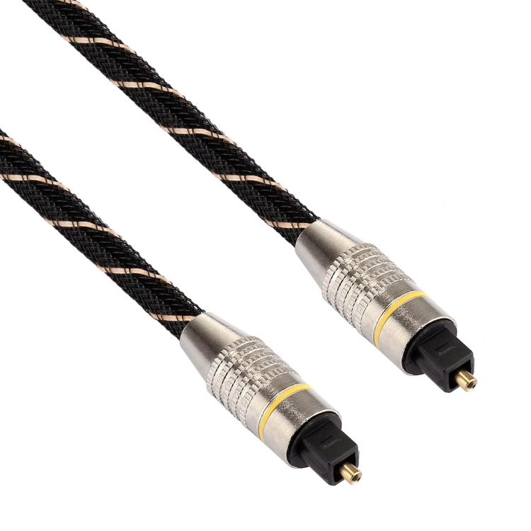 5m OD6.0mm Gold Plated Metal Head Woven Net Line Toslink Male to Male Digital Optical Audio Cable -  by buy2fix | Online Shopping UK | buy2fix