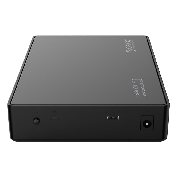 ORICO 3588C3 SATA 3.0 to USB-C / Type-C 2.5 / 3.5 inch SSD / SATA HDD Enclosure Storage Support UASP Protocol(Black) - HDD Enclosure by ORICO | Online Shopping UK | buy2fix