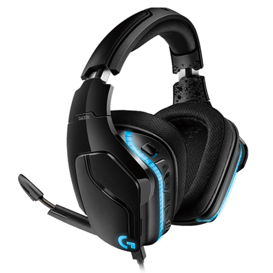 Logitech G633S Dolby 7.1 Surround Sound Stereo Colorful Lighting Noise Reduction Competition Gaming Wired Headset - Computer & Networking by Logitech | Online Shopping UK | buy2fix