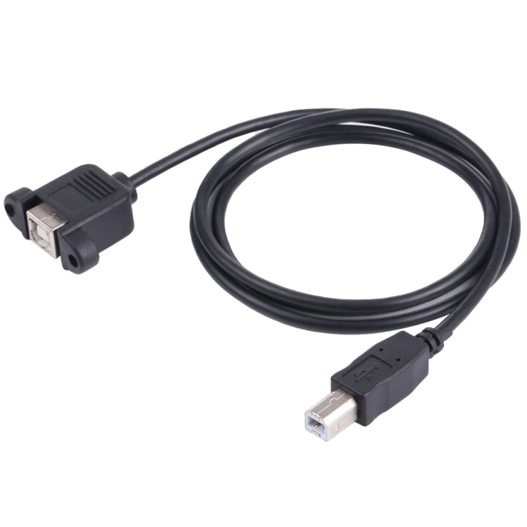 USB BM to BF Printer Extension Cable with Screw Hole, Length: 50cm - USB Cable by buy2fix | Online Shopping UK | buy2fix