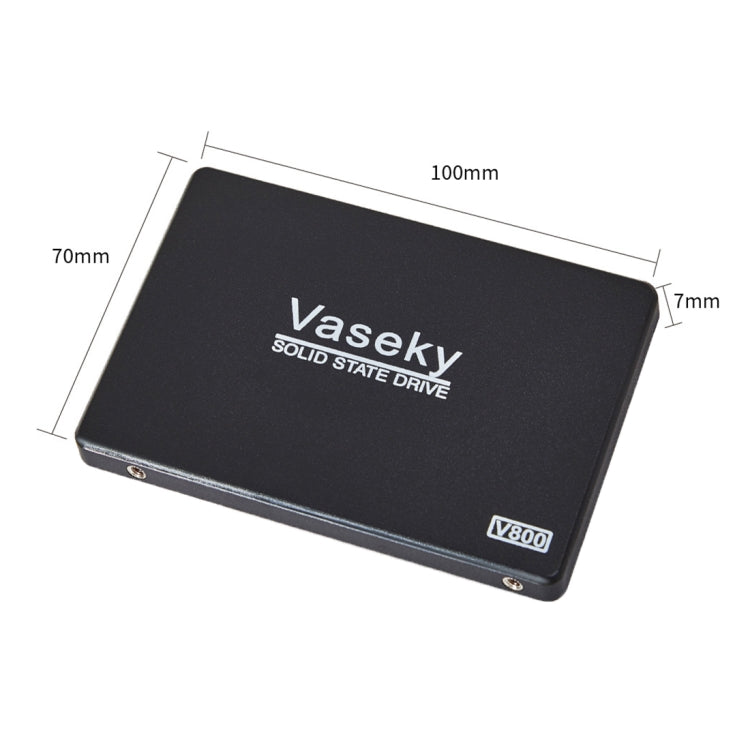 Vaseky V800 128GB 2.5 inch SATA3 6GB/s Ultra-Slim 7mm Solid State Drive SSD Hard Disk Drive for Desktop, Notebook - Solid State Drives by Vaseky | Online Shopping UK | buy2fix