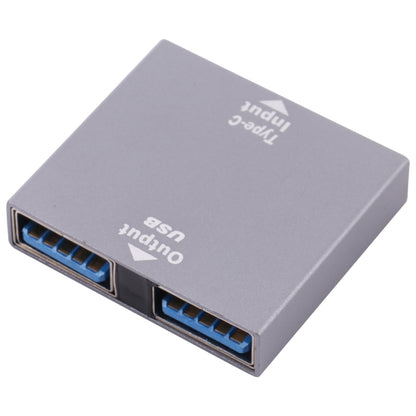 USB-C / Type-C Female to USB Female 1 to 2 Converter - Computer & Networking by buy2fix | Online Shopping UK | buy2fix