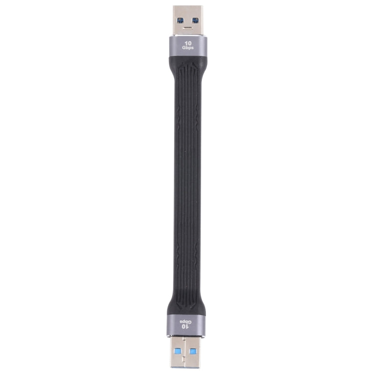 10Gbps USB Male to USB Male Soft Flat Sync Data Fast Charging Cable -  by buy2fix | Online Shopping UK | buy2fix