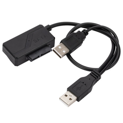 SATA to USB 2.0 Adatper Cable Optical Drive Cable with Power Supply - eSATA & SATA & IDE by buy2fix | Online Shopping UK | buy2fix