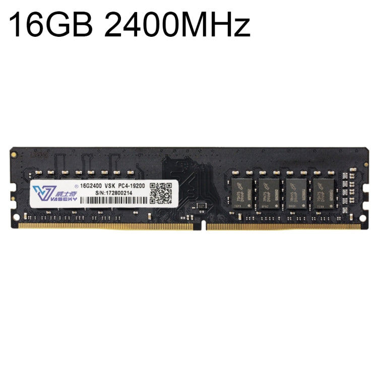 Vaseky 16GB 2400MHz PC4-19200 DDR4 PC Memory RAM Module for Desktop - RAMs by Vaseky | Online Shopping UK | buy2fix