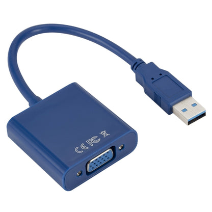 External Graphics Card Converter Cable USB3.0 to VGA, Resolution: 1080P(Blue) - Converter by buy2fix | Online Shopping UK | buy2fix