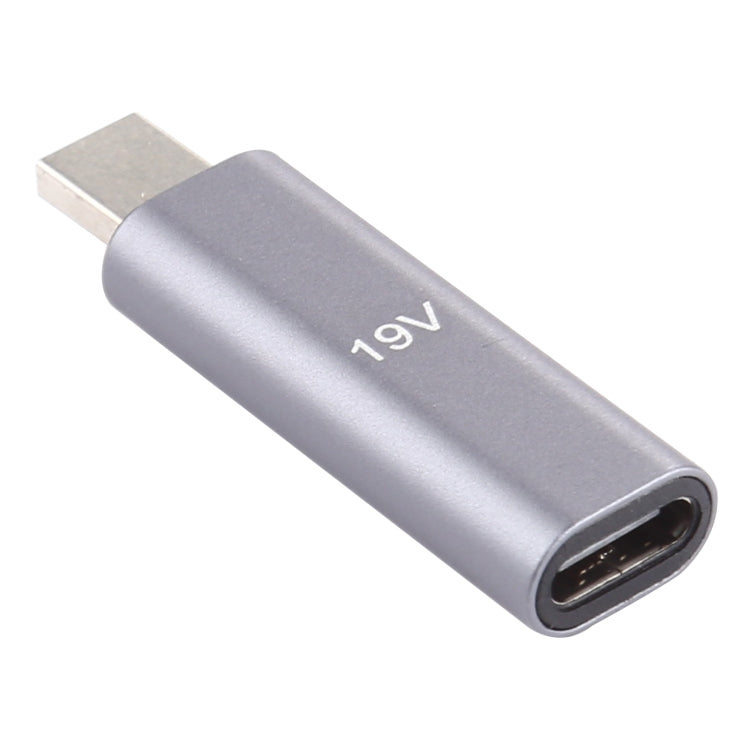 19V Type-C / USB-C Female to PD Aluminium Alloy Adapter for Asus (Silver) - Computer & Networking by buy2fix | Online Shopping UK | buy2fix