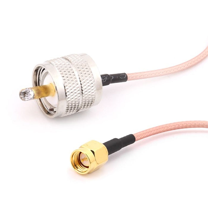 15cm UHF Male to SMA Male Pigtail Cable RF Coaxial Cable - Consumer Electronics by buy2fix | Online Shopping UK | buy2fix