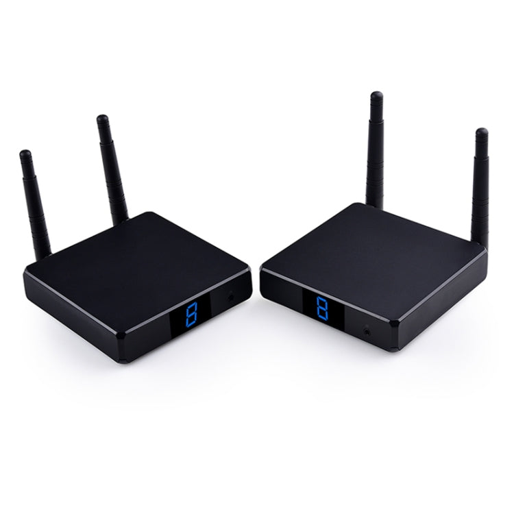 Measy FHD686-2 Full HD 1080P 3D 2.4GHz / 5.8GHz Wireless HD Multimedia Interface Extender 1 Transmitter + 2 Receiver, Transmission Distance: 200m(AU Plug) - Set Top Box & Accessories by Measy | Online Shopping UK | buy2fix