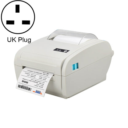 POS-9210 110mm USB +  Bluetooth POS Receipt Thermal Printer Express Delivery Barcode Label Printer, UK Plug(White) - Consumer Electronics by buy2fix | Online Shopping UK | buy2fix