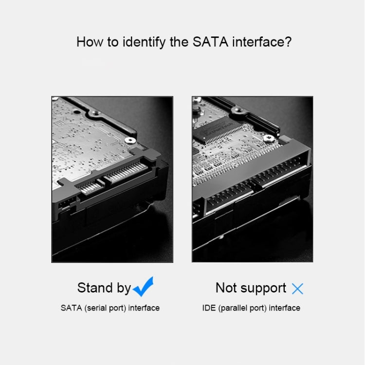 Universal SATA 2.5 / 3.5 inch USB3.0 Interface External Solid State Drive Enclosure for Laptops / Desktop Computers, The Maximum Support Capacity: 10TB - HDD Enclosure by buy2fix | Online Shopping UK | buy2fix