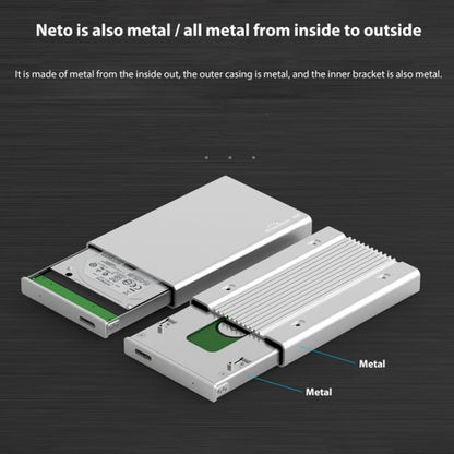 Blueendless U23Q SATA 2.5 inch Micro B Interface HDD Enclosure with USB-C / Type-C to USB 3.0 Cable, Support Thickness: 1cm or less - HDD Enclosure by buy2fix | Online Shopping UK | buy2fix