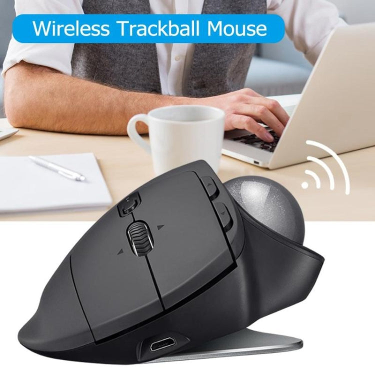 Logitech MX ERGO 440DPI Bluetooth + Unifying Dual-mode Wireless Trackball Optical Mouse(Black) - Wireless Mice by Logitech | Online Shopping UK | buy2fix