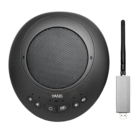 YANS YS-M31 2.4G Video Conference Wireless Omnidirectional Microphone(Black) - Microphone by YANS | Online Shopping UK | buy2fix
