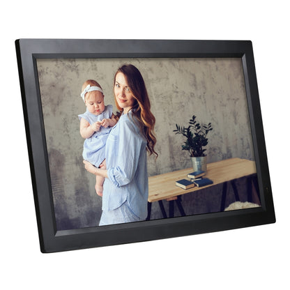 23.6 inch LED Display Digital Photo Frame with Holder & Remote Control, US Plug(Black) - Consumer Electronics by buy2fix | Online Shopping UK | buy2fix