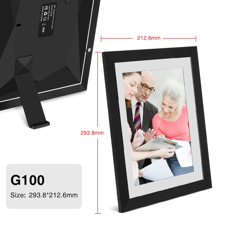 G100 10.1 inch LCD Screen WIFI Cloud Album Digital Photo Frame Electronic Photo Album with Touch Rotating Screen & Video Push (AU Plug) - Consumer Electronics by buy2fix | Online Shopping UK | buy2fix