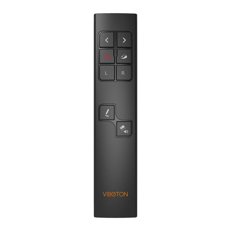 VIBOTON PP930 2.4GHz Multimedia Presentation Remote PowerPoint Clicker Wireless Presenter Handheld Controller Flip Pen, Control Distance: 30m(Black) -  by VIBOTON | Online Shopping UK | buy2fix