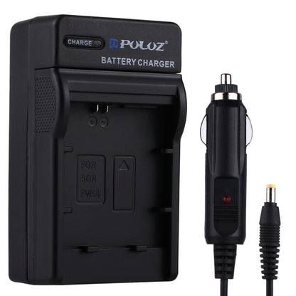 PULUZ Digital Camera Battery Car Charger for Sony NP-FW50 Battery - Camera Accessories by PULUZ | Online Shopping UK | buy2fix