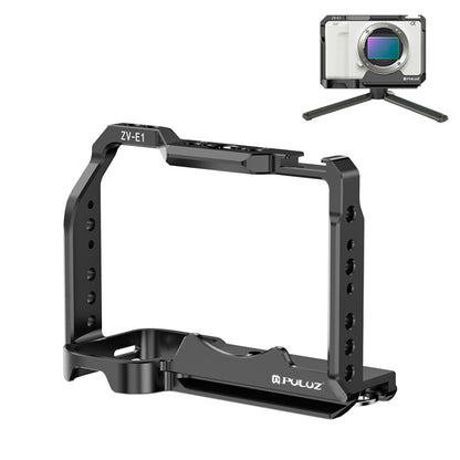 For Sony ZV-E1 PULUZ Aluminum Alloy Camera Cage Stabilizer (Black) - Camera Cage by PULUZ | Online Shopping UK | buy2fix