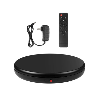 PULUZ 45cm Remote Control Adjusting Speed Rotating Turntable Display Stand, Black, Load 100kg(US Plug) -  by PULUZ | Online Shopping UK | buy2fix