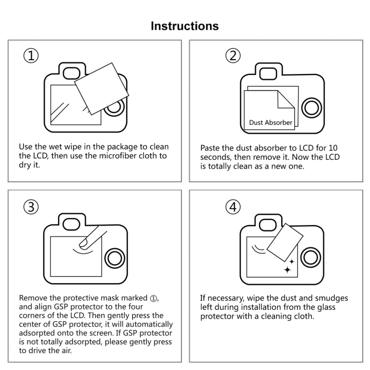 PULUZ 2.5D 9H Tempered Glass Film for Canon EOS 200D, Compatible with Canon KISS X9 / EOS Rebel SL2 - Camera Accessories by PULUZ | Online Shopping UK | buy2fix