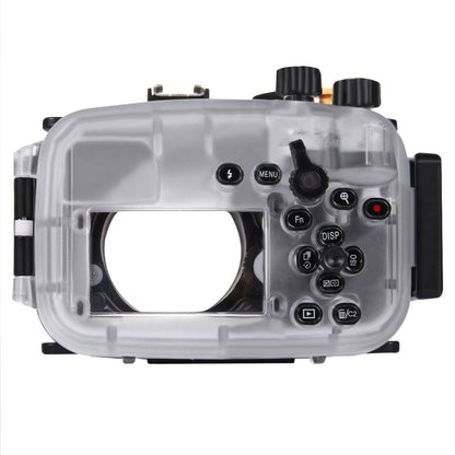 PULUZ 40m Underwater Depth Diving Case Waterproof Camera Housing for Sony A6300 (E PZ 16-50mm F3.5-5.6 OSS)(Black) - Camera Accessories by PULUZ | Online Shopping UK | buy2fix