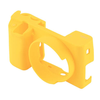 PULUZ Soft Silicone Protective Case for Sony ILCE-6000 / A6000(Yellow) - Camera Accessories by PULUZ | Online Shopping UK | buy2fix