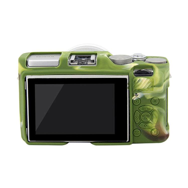 PULUZ Soft Silicone Protective Case for FUJIFILM X-A3 / X-A10(Camouflage) - Camera Accessories by PULUZ | Online Shopping UK | buy2fix