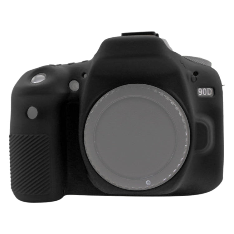 PULUZ Soft Silicone Protective Case for Canon EOS 90D(Black) - Protective Case by PULUZ | Online Shopping UK | buy2fix