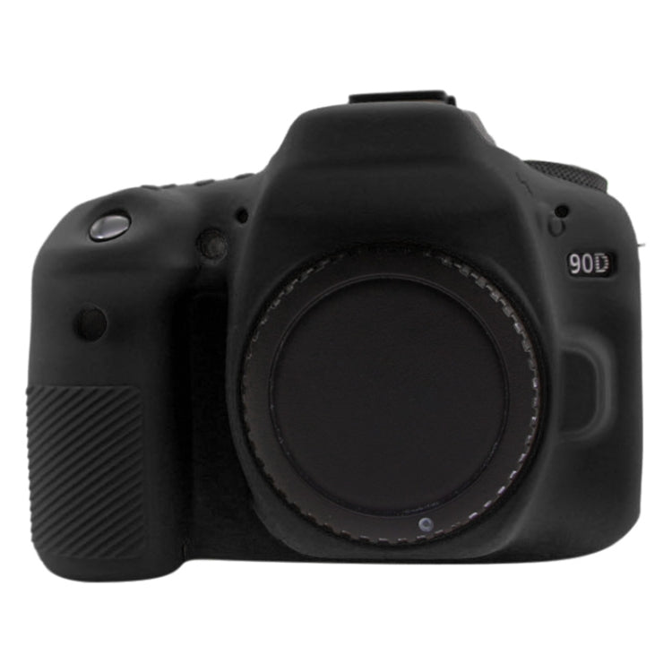 PULUZ Soft Silicone Protective Case for Canon EOS 90D(Black) - Protective Case by PULUZ | Online Shopping UK | buy2fix