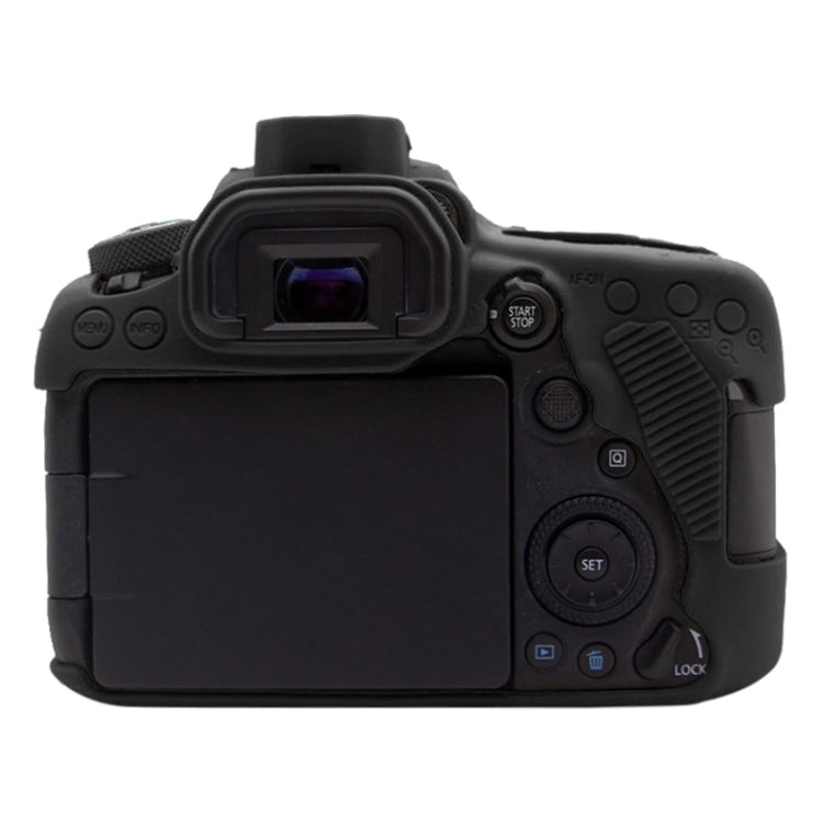 PULUZ Soft Silicone Protective Case for Canon EOS 90D(Black) - Protective Case by PULUZ | Online Shopping UK | buy2fix