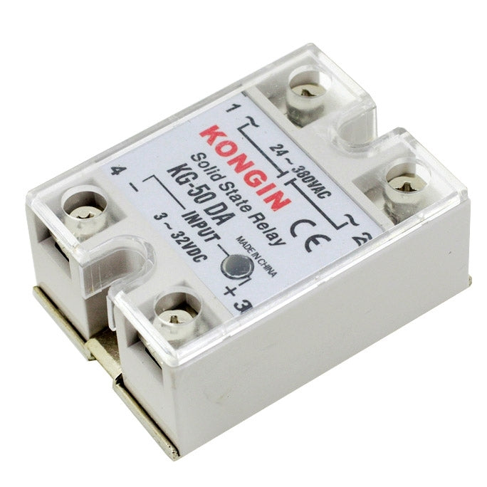 KONGIN KG-50DA AC 24-380V Solid State Relay for PID Temperature Controller, Input: DC 3-32V - Consumer Electronics by buy2fix | Online Shopping UK | buy2fix