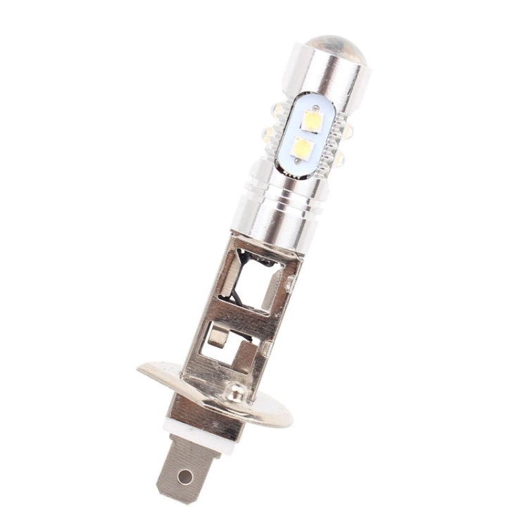 H1 50W 600LM 5500K  White Light 10 SMD-2828-LEDs Car Foglight , Constant Current , DC12-24V(White Light) - In Car by buy2fix | Online Shopping UK | buy2fix